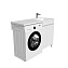 Тумба с раковиной IDDIS Optima Home OPH12RDi95K 48х120х89см