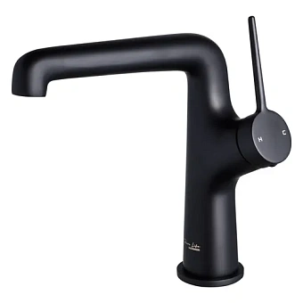 Смеситель для раковины Maxonor PL1094-7 чёрный