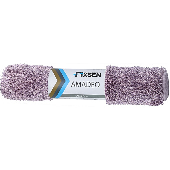 Коврик для ванной FIXSEN Amadeo FX-3001P 50х70см фиолетовый