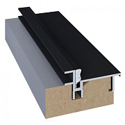 Скрытая дверная коробка Aurum Doors Black алюминий 80х40мм