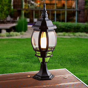 Светильник ландшафтный Elektrostandard Farola a034310 GL 1001S 60Вт IP33 E27 чёрное золото