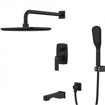 Душевая система LEMARK Ursus LM7222BL чёрный
