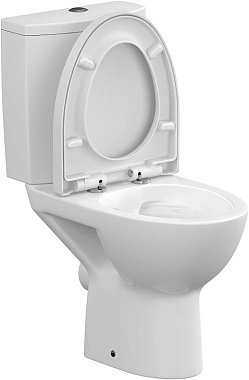 Унитаз напольный CERSANIT PARVA S-KO-PA011-3/6-COn-DL-w безободковый без микролифта