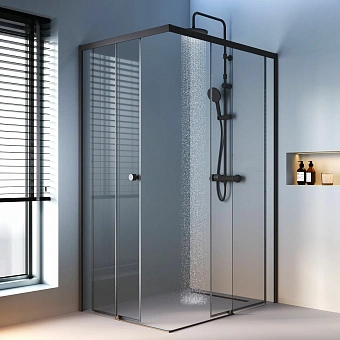 Угловое ограждение AM-PM X-Joy W94G-403-12090-BТ 190х118,4см стекло прозрачное