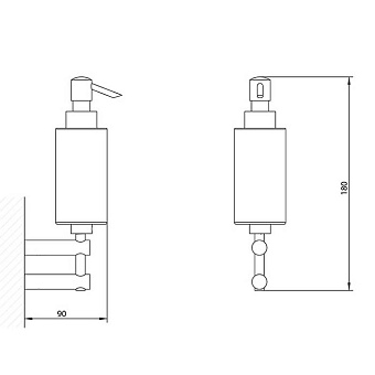 Дозатор Bongio T Mix 30023OR00 золотой