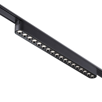 Трековый светильник Novotech SHINO 359078 SMAL 18Вт LED чёрный для низковольтного трека