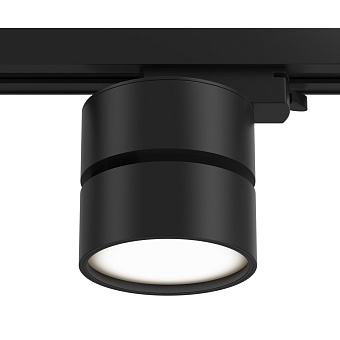 Трековый светильник Maytoni ONDA TR007-1-12W3K-B 12Вт LED чёрный для однофазного трека