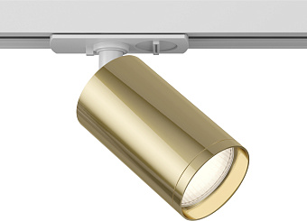 Трековый светильник Maytoni Focus S TR020-1-U-GU10-WG 10Вт GU10 золото для однофазного трека