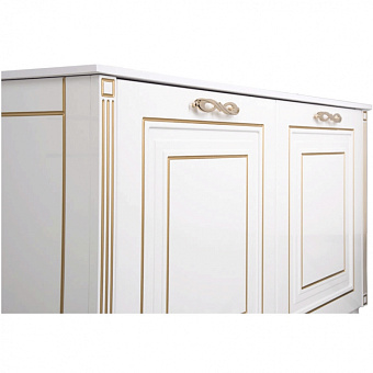 Мебель для ванной AQUANET Паола 187865 белый/золотой