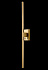 Бра CRYSTAL LUX LARGO LARGO AP12W GOLD 12Вт LED