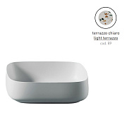 Раковина накладная ArtCeram Cognac COL009 89 00 56х41см