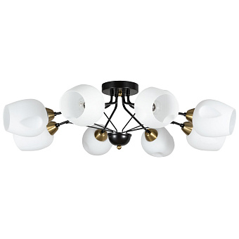 Люстра потолочная Arte Lamp BRIGHTON A2706PL-8CK 60Вт 8 лампочек E27