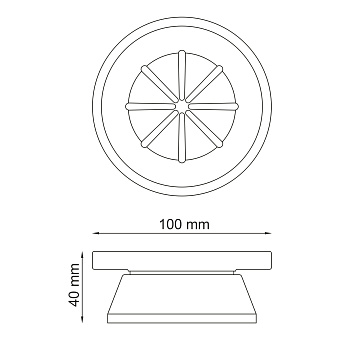 Мыльница WASSERKRAFT Donau K-2429 хром
