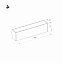 Магнитный трековый светильник Arlight Mag-Flat-25 034212 24Вт LED чёрный