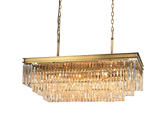 Светильник подвесной Newport 31100 31111/S brass 60Вт E14