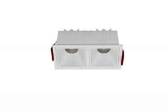 Светильник точечный встраиваемый Maytoni Alfa LED DL043-02-10W4K-SQ-W 20Вт LED