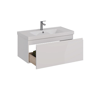 Тумба под раковину подвесная LEMARK Veon Mini LM02VM90T 45х86,6х43см