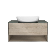Тумба под раковину подвесная KERAMA MARAZZI Plaza Modern PLB.M.100.1\OAK.O 48х100х51,1см