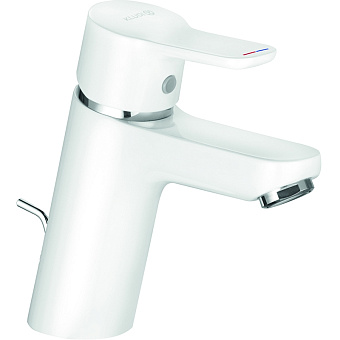 Смеситель для раковины KLUDI Pure Easy 373829165 белый/хром