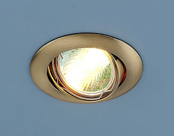 Светильник точечный встраиваемый Elektrostandard a031465 104S SB 50Вт G5.3