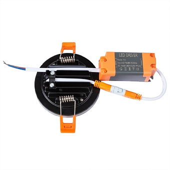 Светильник потолочный Arte Lamp TABIT A8430PL-1BK 7Вт LED