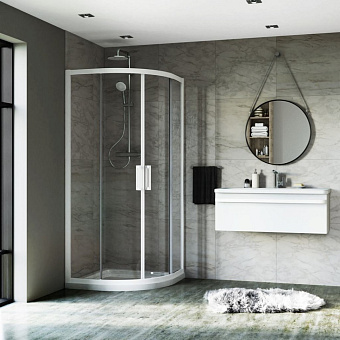 Угловое ограждение IDEAL STANDARD CONNECT 2 K966101 195х90см стекло прозрачное