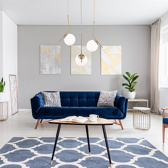 Светильник подвесной Eurosvet Frost Long 50159/1 латунь 60Вт E27