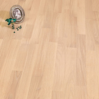 Паркетная доска Upofloor AMBIENT дуб OAK WHITE CHALK MATT 30111781A5426112 2266х188х14мм 3,41кв.м 3-полосная