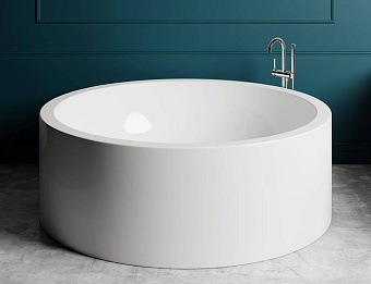 Ванна каменная SALINI ISOLA 101111GRF S-Sense глянцевая 200х200см отдельностоящая