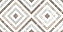 Декор Global Tile Siluet GT GT123VG белый 25х50см 1,375кв.м.