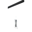 Трековый светильник Lightstar Strato PRO817014 40Вт E14 прозрачный для однофазного трека