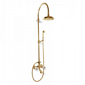 Душевая система Bongio Fleur Blanc 11536OR0D золотой
