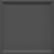 Настенная плитка WOW Essential 105147 Inset L Black Matt 25х25см 1,121кв.м. матовая