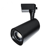 Трековый светильник Arte Lamp BARUT A4563PL-1BK 24Вт LED чёрный для однофазного трека