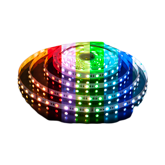 Светодиодная лента Elektrostandard a053701 5050 24Вт/м 5000мм IP20 RGB/тёплый белый свет