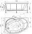 Ванна акриловая RADOMIR Vannesa Монти 2-01-0-2-1-213 150х105см угловая