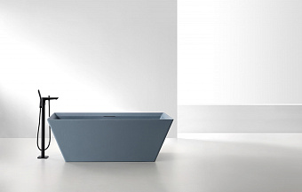 Ванна каменная Abber Berlin AM9912G 170х75см отдельностоящая