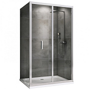 Угловое ограждение Abber Sonnenstrand AG07090-S100 195х100см стекло прозрачное