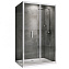 Угловое ограждение Abber Sonnenstrand AG07090-S100 195х100см стекло прозрачное