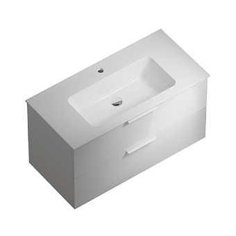 Тумба под раковину подвесная KERAMA MARAZZI Piano PI.F.95.WHT 46х95х50,5см