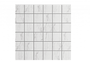Керамическая мозаика ESTIMA Supreme Mosaic/SM01_NS/SM01_PS/30x30x10/5x5 platinum 30х30см 0,09кв.м.