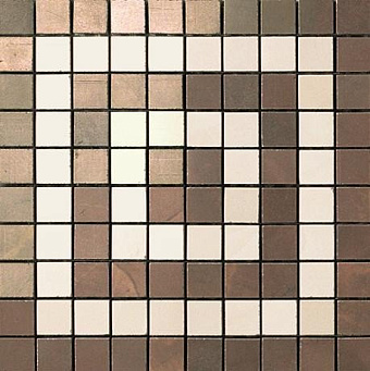 Керамическая мозаика Atlas Concord Италия Marvel ASNA Bronze/Champagne Angolo Mosaico 18,5х18,5см 0,137кв.м.