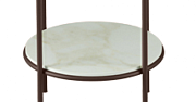 Полка в ванную округлая ArtCeram Vogue TFA012 94 1-ярусная 44х44см