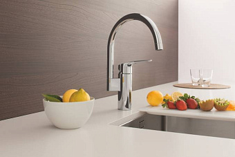 Смеситель для кухни GROHE Eurosmart 33202003 высокий излив хром