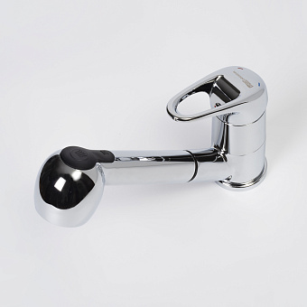 Смеситель для кухни WASSERKRAFT Oder 6365 выдвижной излив хром