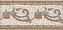 Бордюр KERAMA MARAZZI Виченца HGD\A100\17000 коричневый/золотой 15х7,2см 0,432кв.м.