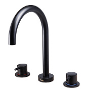 Смеситель для раковины Maxonor SUPERIOR PL1387-7 чёрный