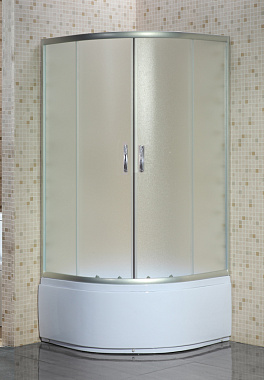 Угловое ограждение Loranto CS-8010S 80*80*195 195х80см стекло матовое