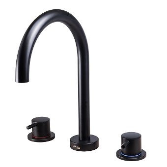 Смеситель для раковины Maxonor SUPERIOR PL1387-7 чёрный