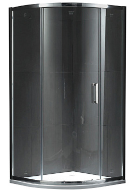 Угловое ограждение Gemy Victoria S30071A 190х90см стекло прозрачное